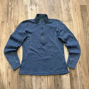 REI CO-OP Womens 1/4 Zip Pullover Fleece Sweater Hiking Outdoor Size Small Comfy